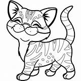 Mignon Chaton Trop Imprimer Gato Mimi Chats Sonriendo Greatestcoloringbook Dibujosonline Categorias sketch template