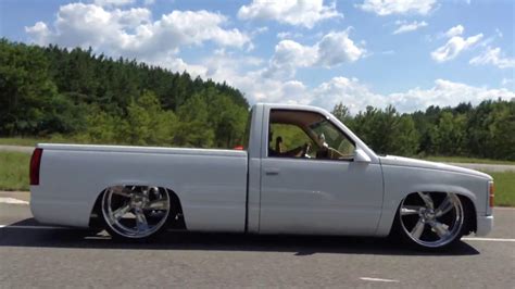 1989 Chevy 1500 Square Body Bagged On 24 S Obs Youtube