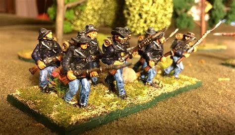 analogue hobbies painting challenge  mikep mm american civil war infantry  points