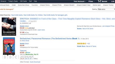 girl 12 finds porn on amazon search for teenage books bbc news