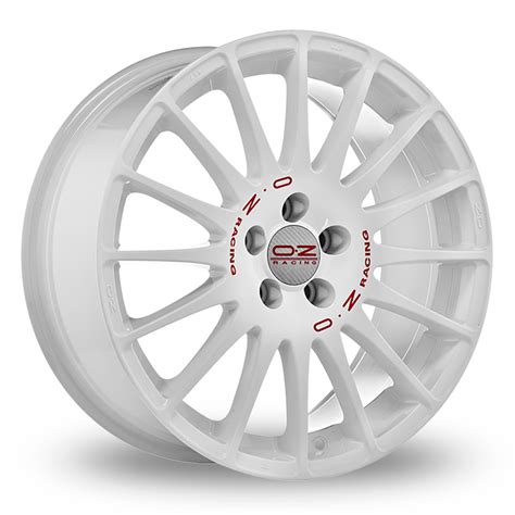 oz racing superturismo wrc white  alloy wheels wheelbase