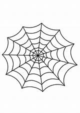 Web Spider Halloween Printable Drawing Decorations Glue Stencil Make Glitter Easy Webs Template Simple Coloring Large Pages Thepurplepumpkinblog Kids A4 sketch template