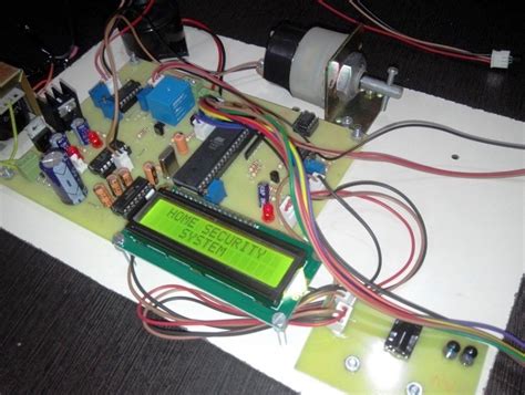 home security system project microtronics