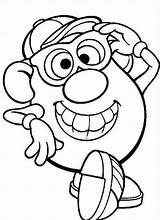Potato Mr Head Coloring Pages Printable Chips Glasses Wearing Color Toy Story Getcolorings Popular Getdrawings Print Choose Board sketch template