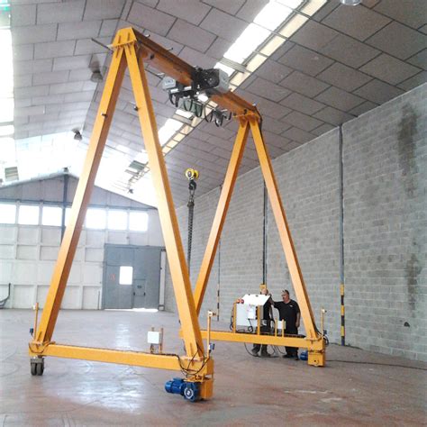 frame lifting portable gantry crane  ton fixed height