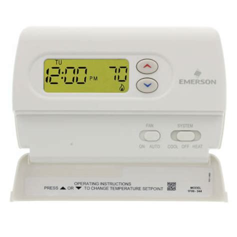 white rodgers    programmable thermostat hardwired  battery powered
