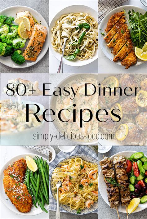 easy dinner recipes simply delicious