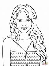 Selena Gomez Coloring Pages Celebrity Printable Emma Watson Color Popular Print Monroe Marilyn Pop Stars Adults Categories sketch template