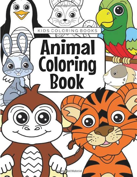kids coloring books animal coloring book  kids aged