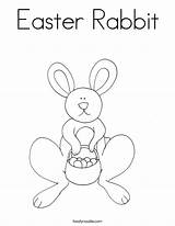 Easter Coloring Rabbit Bunny Built California Usa sketch template
