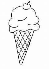 Coloring Pages Ice Cream sketch template