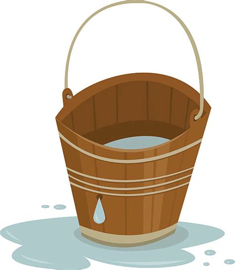 bucket dumping water stock illustrations royalty  vector