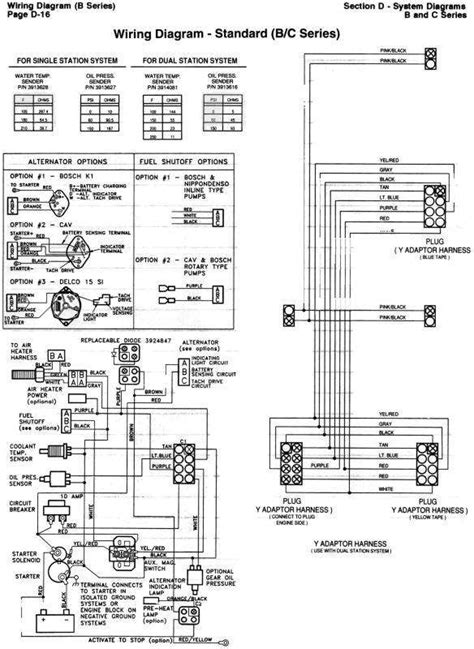 cummins  series alternator wiring