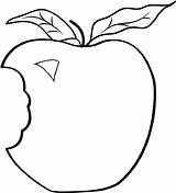 Bitten Bite Apples Template Applie Clipartmag Familyfriendlywork Coloringpages101 sketch template