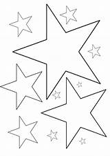 Coloring Star Pages Printable Stars Color Print Template Colouring Sheets Sterne Space Kids Board Templates Adult Choose Adults Easy Books sketch template
