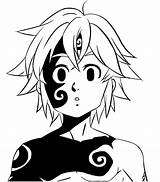 Meliodas Sins Colorir Decal Wrath Drawings Baixar Sello Zeldris Laptop Taizai Nanatsu Poll Winner Decals Dibujar Coloringhome sketch template