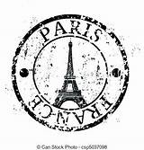 Paris Passport Vector Coloring Illustration Clipart Para Icon Stock Imprimir Isolated Stamp Clip Sellos Postmark Eiffel Illustrations Tower Google Famous sketch template
