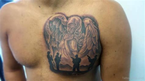 Angel Tattoo Design On Chest Tattoo Designs Tattoo Pictures