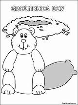 Groundhog Madebyteachers sketch template