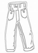 Trousers Coloring Pages Print sketch template