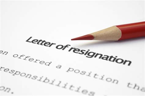 write  professional resignation letter  sample
