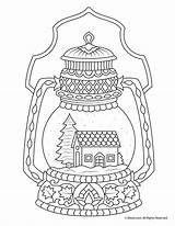 Coloring Christmas Pages Adult Snow Globe Printable Adults Winter Sheets Print Color Kids Colouring Beautiful Woojr Activities Gingerbread Woo Jr sketch template