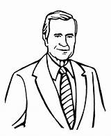 Bush George Coloring Hw Clipart Pages President Presidents Clipground Clip Library Printable Mimmo Charley Go Print Search Printables Usa sketch template