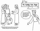 Ordinary Sunday Time 22nd Coloring Pages Communion Catholic Kids Template sketch template