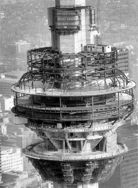 construction starts   cn tower  globe  mail