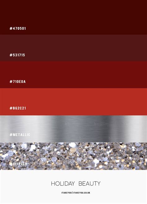 Red And Silver Colour Combo – Colourpalette 52 Silver Color Palette