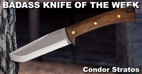 Condor Tk Stratos Badass Knife Of The Week Knife Depot