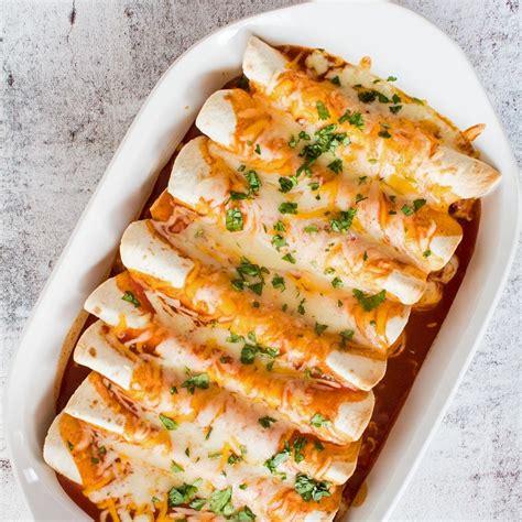 shredded chicken enchiladas easy family dinner recipe