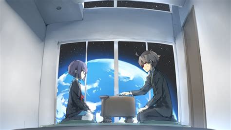 nagato yuki and kuzuryuu yaichi suzumiya haruhi no yuuutsu and 1 more