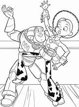 Jessie Toy Story Coloring Pages Buzz Dance Opslagstavle Vælg sketch template