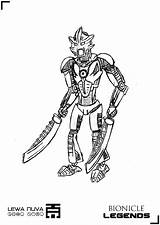 Bionicle Lewa Nuva sketch template