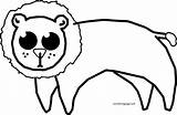 Circus Lion Clipartmag Drawing sketch template