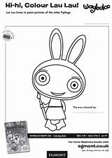 Lau Waybuloo Kids Scholastic Colour Choose Board Coloring Pages sketch template