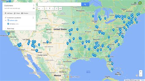 map multiple locations  google maps maptive