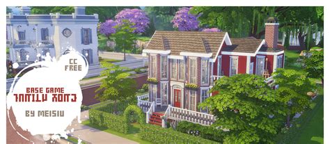 base game family home  meisiu      bed  bath  completely base game