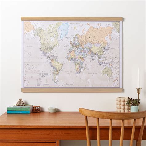 classic world map home decor bedroom world wall map etsy uk