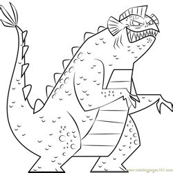 monster coloring pages  kids  monster printable coloring