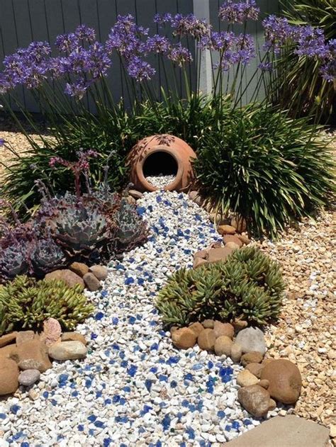 awesome river rock landscaping ideas magzhouse