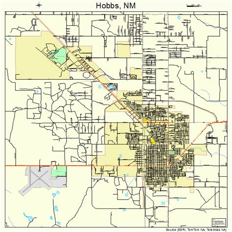 hobbs  mexico street map