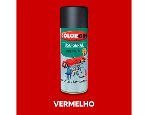 spray uso geral colorgin vermelho viva  tintas
