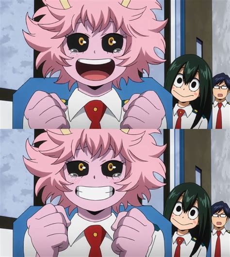 Ashido Mina Anime Hero Academia Characters My Hero Academia