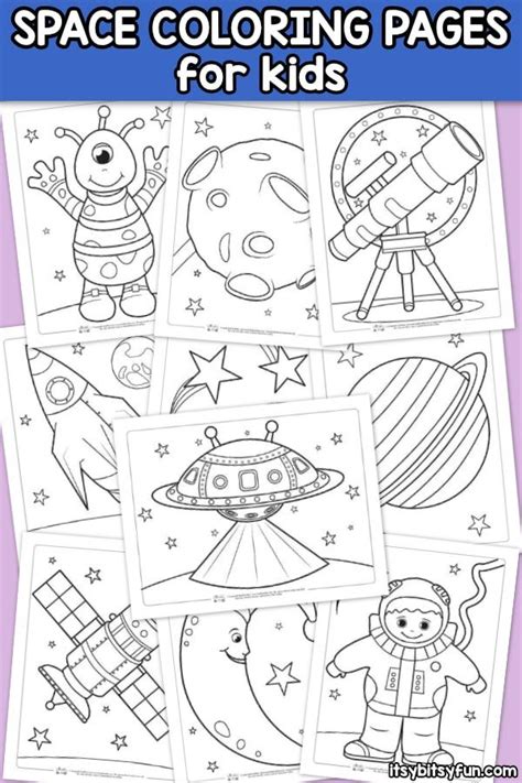space coloring pages  kids   printable space themed coloring