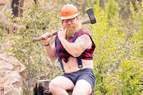 Bearded Woodsman Takes Steamy Dudeoir Photoshoot Mashable