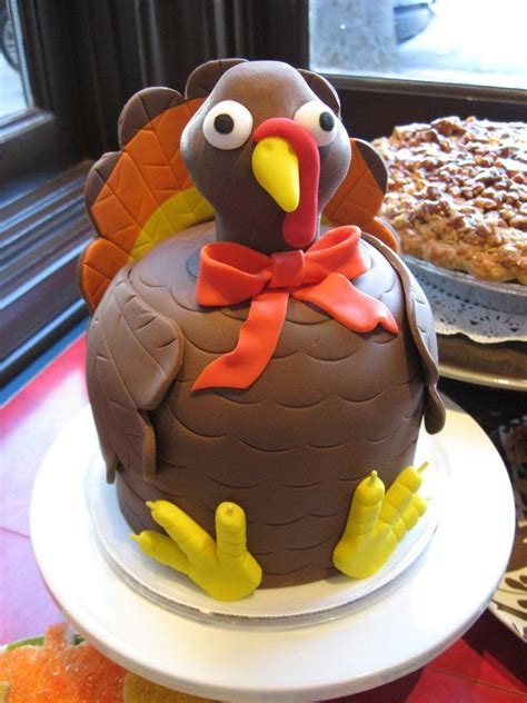 Turkey Cakes Thanksgiving Yet Another Turkey Themed Cake Happy