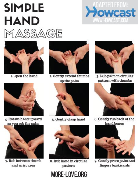 how to give a simple hand massage healing touch builds connection when