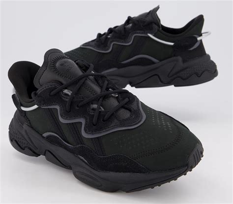 adidas ozweego junior trainers core black night metallic  trainers